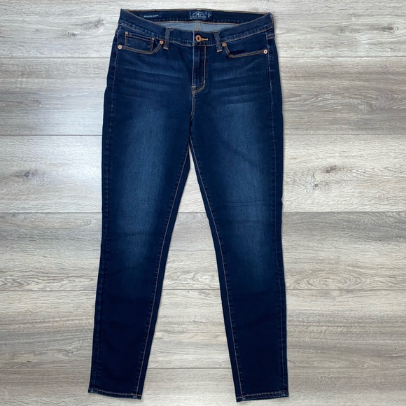 Lucky Brand Brooklyn Skinny Dark Wash Jeans 10/30 - Picture 2 of 13